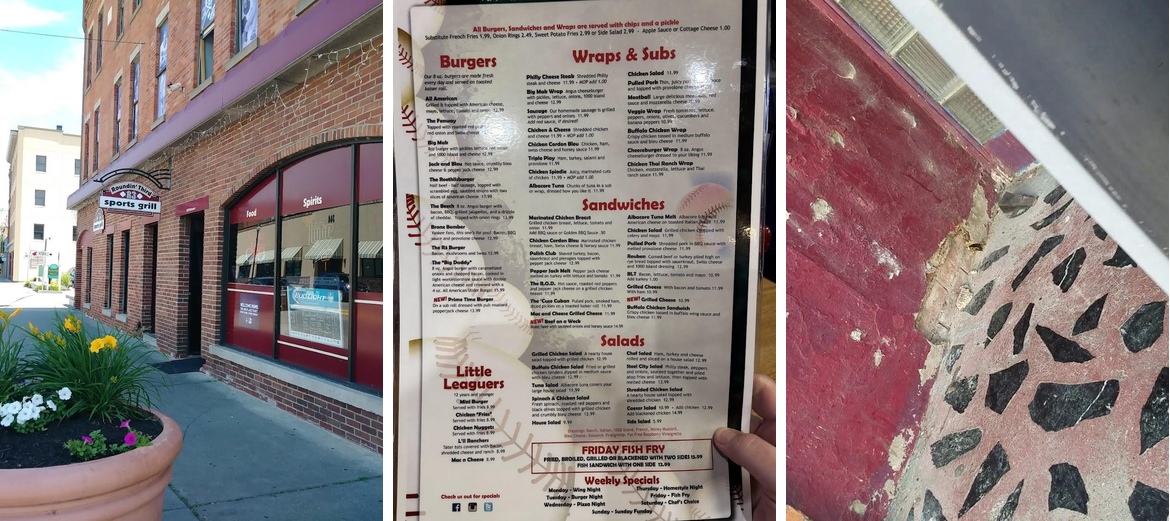 Roundin Third Menu
