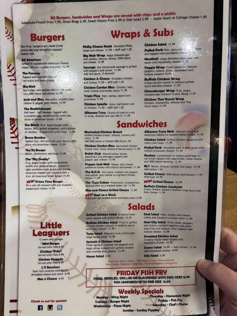 Roundin Third Menu image 2